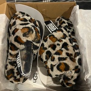 Brand new cheetah Ugg slippers